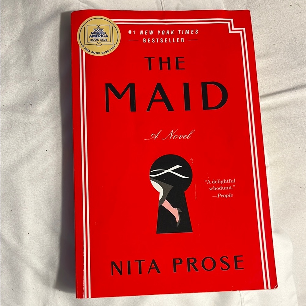The Maid Novel by Nita Prose - Red Cover